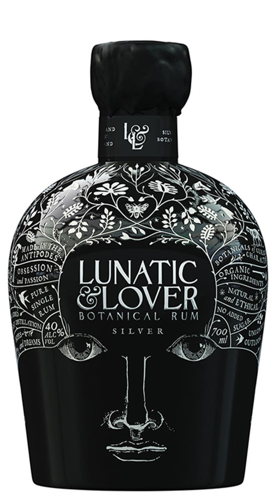 Lunatic & Lover Silver Botanical Rum 700ml bottle