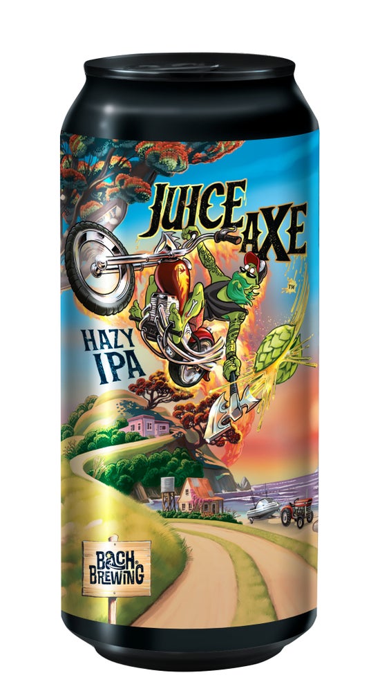 Bach Brewing Juice Axe Hazy IPA 440ml can