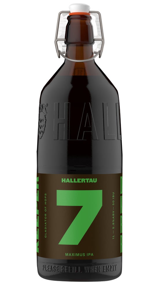 Hallertau The Keeper #7 Maximus IPA 1 litre refillable bottle