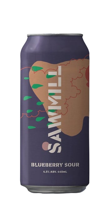  Sawmill Blueberry Sour 440ml can