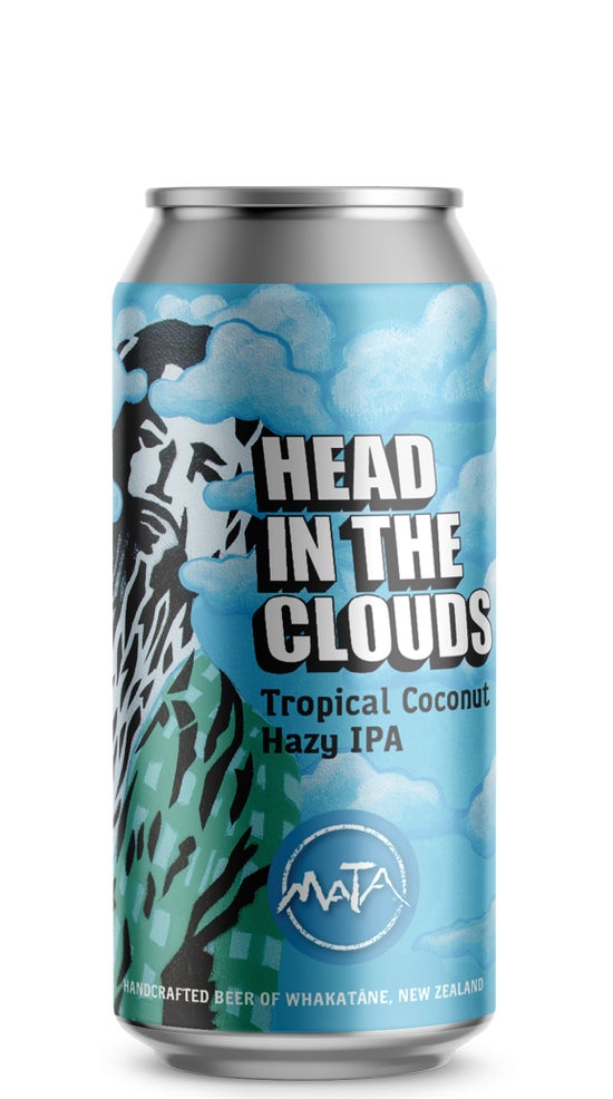 Mata Head In The Clouds Tropical Coconut Hazy IPA 440ml can