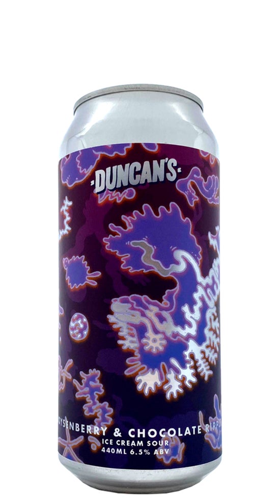 Duncans Boysenberry & Chocolate Ripple 440ml can