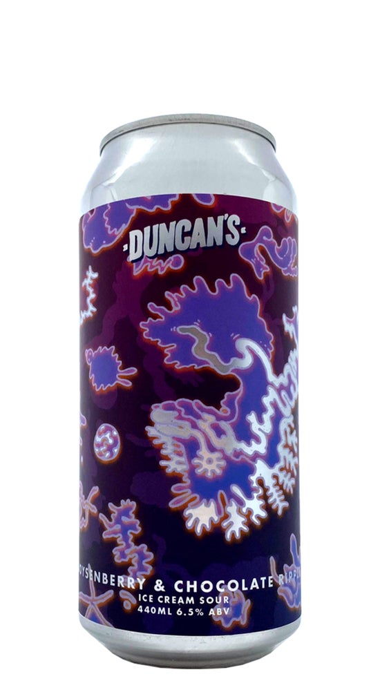 Duncans Boysenberry & Chocolate Ripple 440ml can