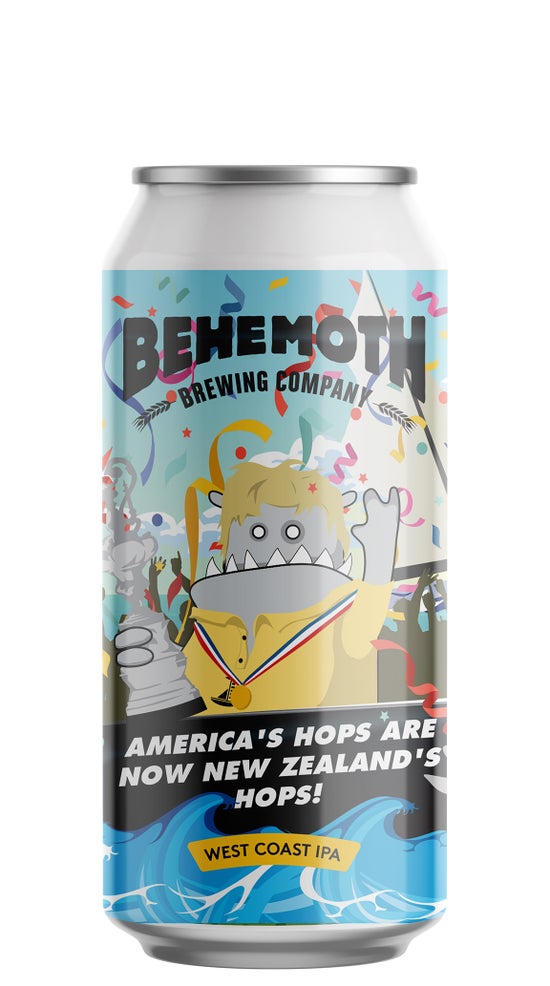 Behemoth America's Hops are now New Zealand's hops WCIPA 440ml can