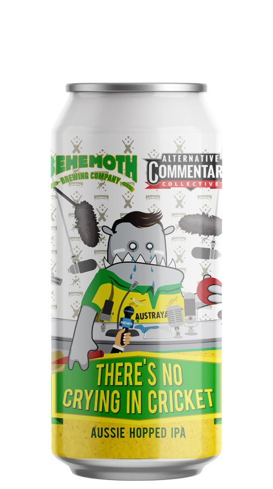 Behemoth There's No Crying in Cricket Aussie Hopped IPA 440ml can
