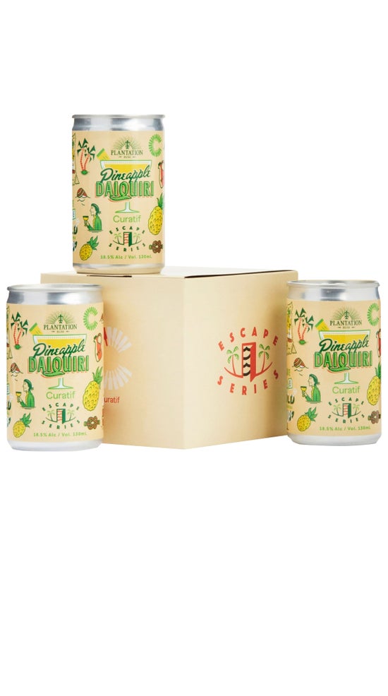 Curatif x Plantation Rum Canned Pineapple Daiquiri Cocktail 4 pack