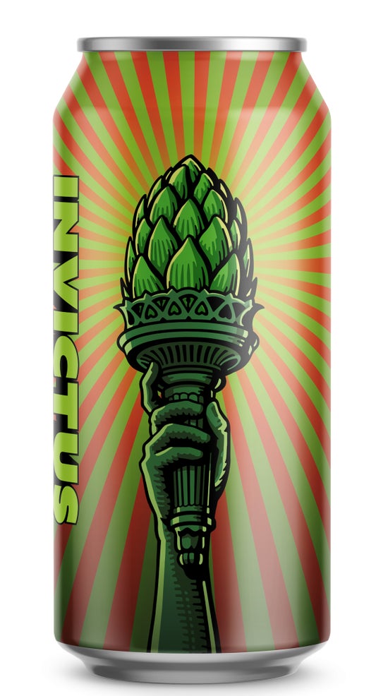 Liberty Invictus Moutere Fresh Hop Hazy Pale Ale 440ml can