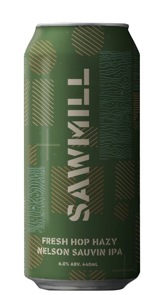 Sawmill Fresh Hop Hazy Nelson Sauvin IPA 440ml can