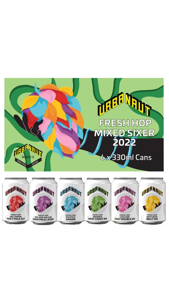 Urbanaut Fresh Hop Mixed 6-pack 330ml cans