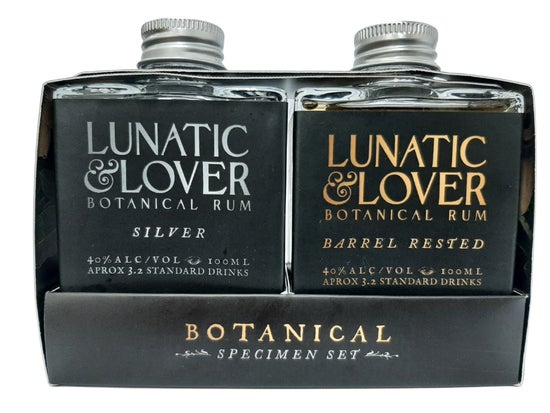 Lunatic & Lover Botanical Rum Specimen Set 2 x 100ml