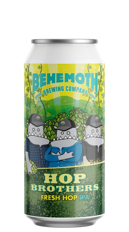 Behemoth Hop Brothers Fresh Hop IPA 440ml can