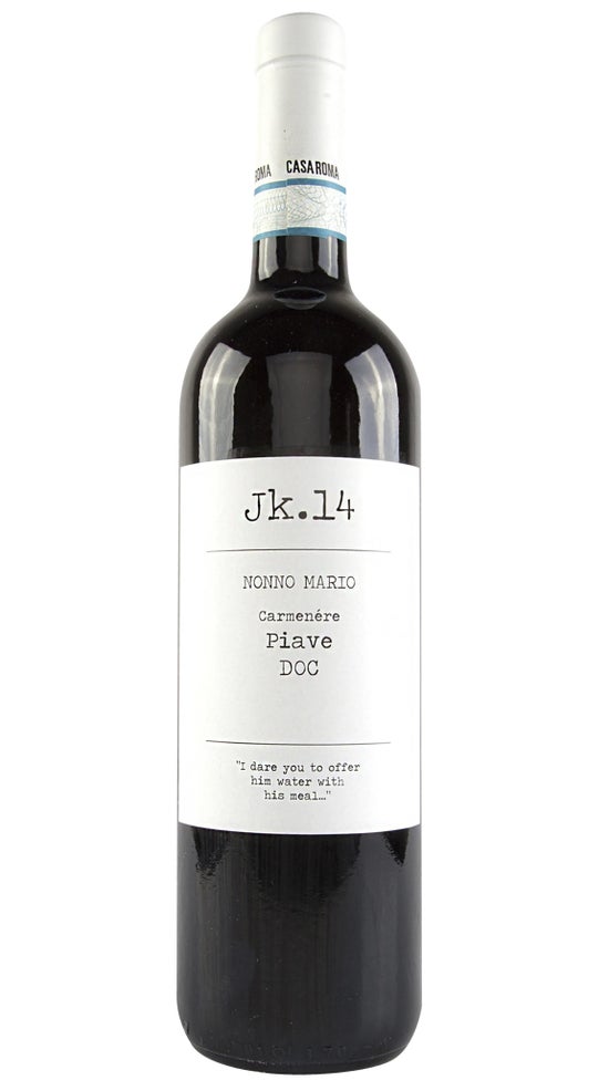 Jk.14 Nonno Mario Carmenere Piave DOC