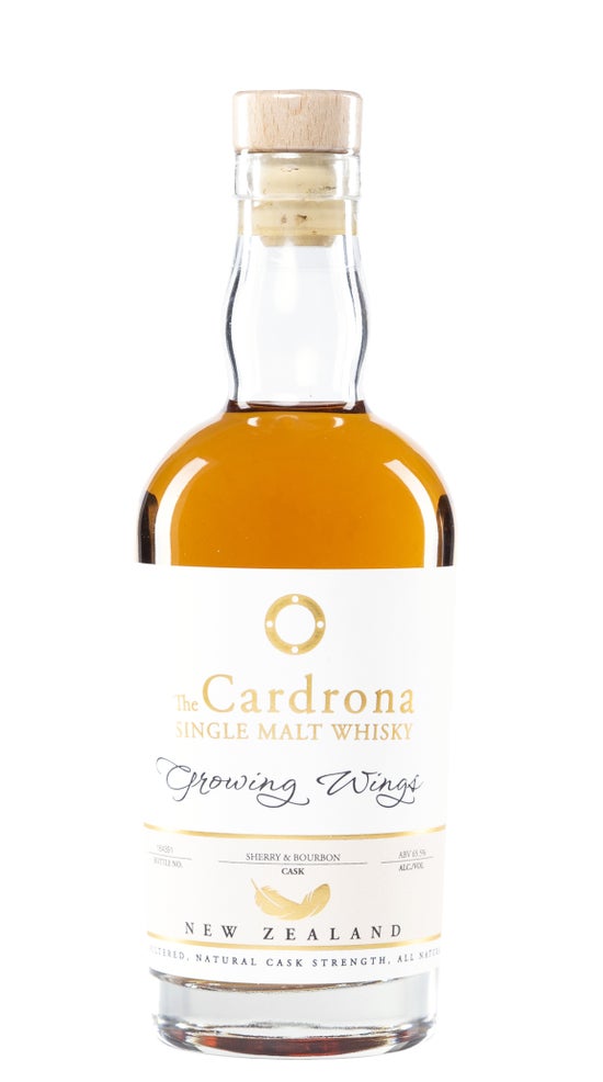 Cardrona Growing Wings Solera Olorosso & Bourbon Cask 5yr old Whisky