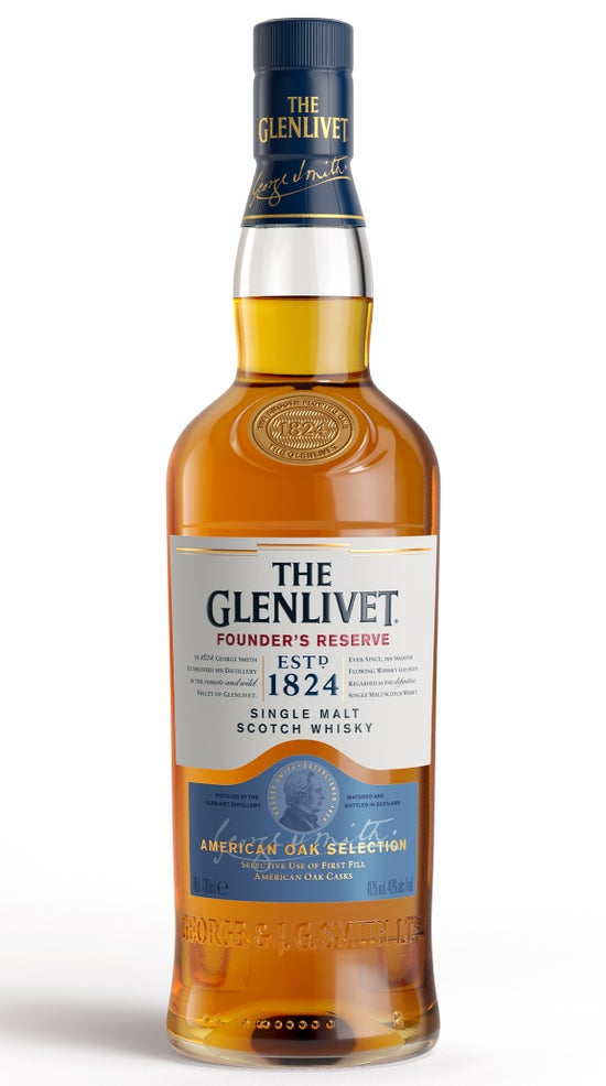 The Glenlivet Single Malt Whisky Scotland Founder's Reserve