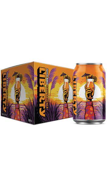  Liberty Juice Bro Hazy IPA 330ml can 6 pack