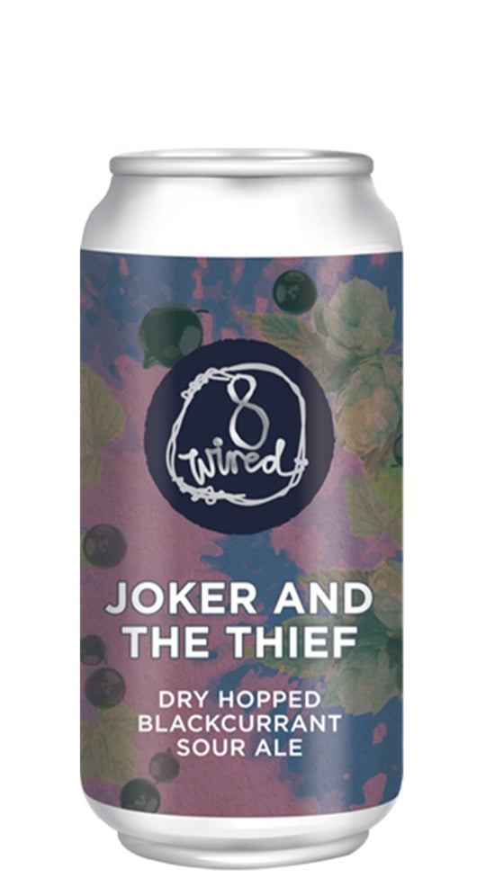 8 Wired Joker & The Thief Dry Hop Blackcurrant Sour Ale 440ml can