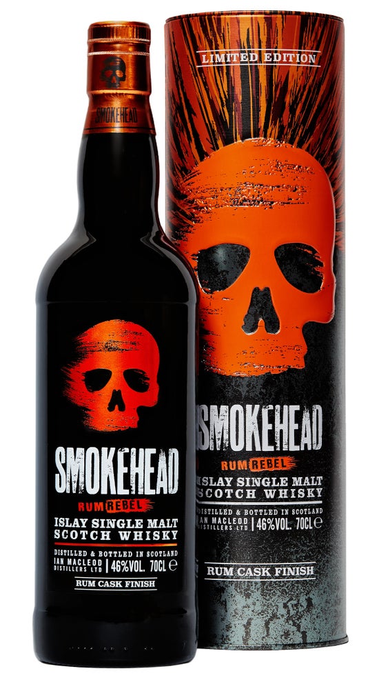 Smokehead Rum Rebel Single Malt Scotch Whisky 46% 700ml bottle