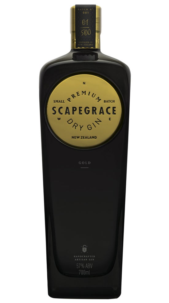 Scapegrace Gold Navy Strength Gin 57% 700ml bottle