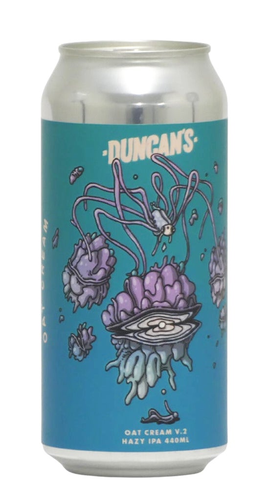 Duncans V2 Oatcream Hazy IPA 440ml can