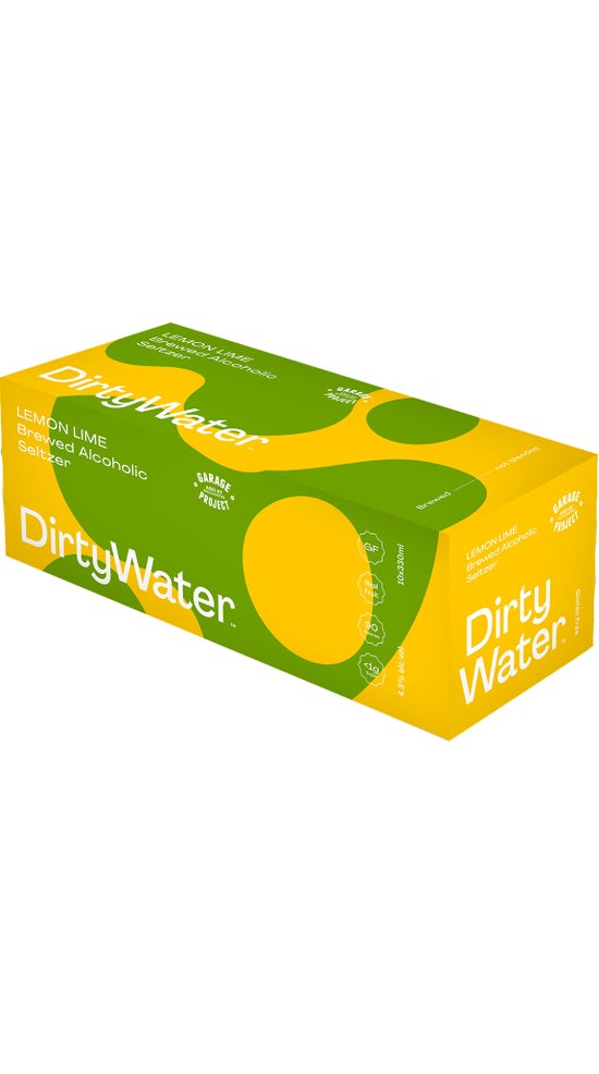 Garage Project Dirty Water Lemon and Lime 10x 330ml can pack