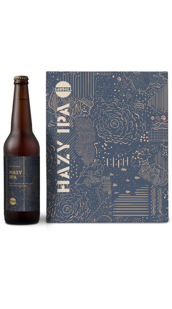 Sawmill Hazy IPA 6 pack bottles