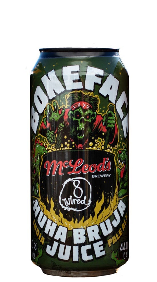 Boneface x McLeod's x 8 Wired Huha Hazy IPA 440ml can