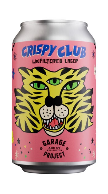  Garage Project Crispy Club Lager Tiger 330ml can