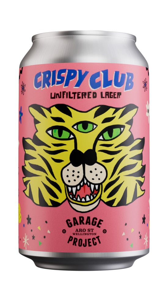 Garage Project Crispy Club Lager Tiger 330ml can
