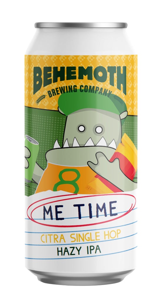 Behemoth Me Time Citra Hazy IPA 440ml can
