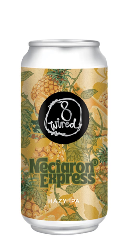 8 Wired Nectaron Express Hazy IPA 440ml can