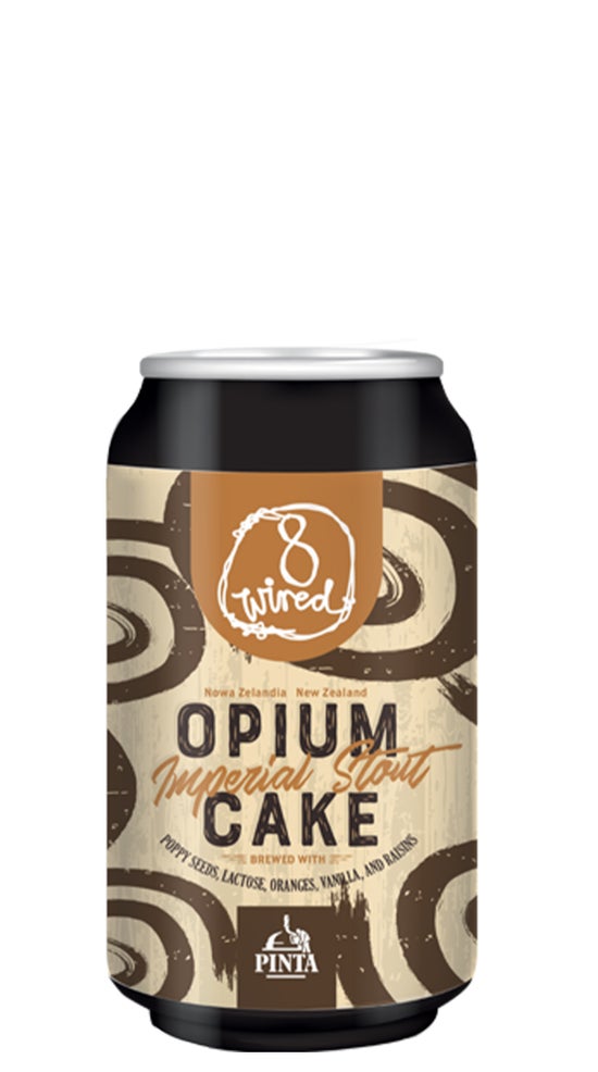 8 Wired Opium Cake Imperial Milk Stout 330ml can