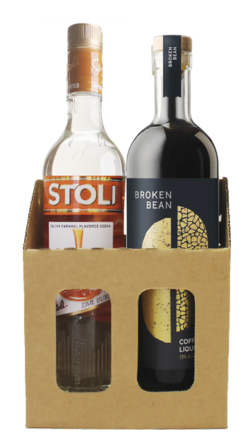 Stoli Salted Caramel x Broken Bean Espresso Martini Pack 2 x 700ml