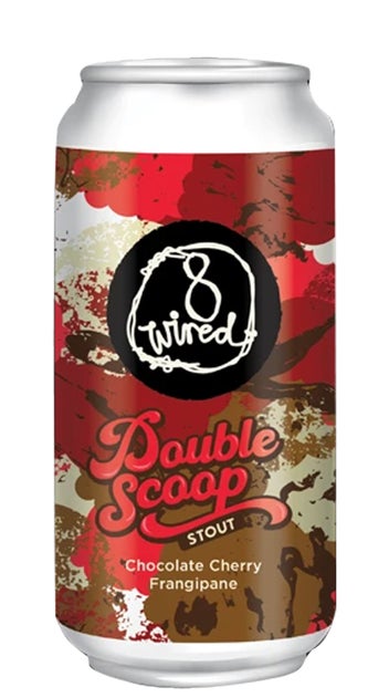  8 Wired Double Scoop Chocolate Cherry Frangipane Stout 440ml can