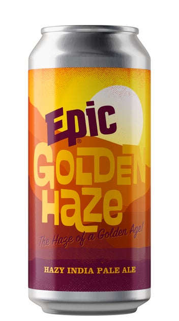  Epic Golden Haze IPA 440ml can