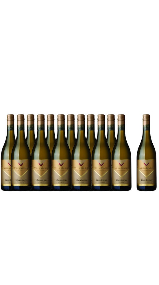 Villa Maria Cellar Selection Hawkes Bay Chardonnay 13 Botttle Dozen
