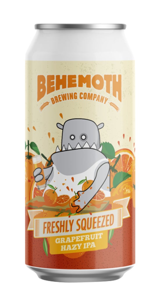 Behemoth Freshly Squeezed Grapefruit Hazy IPA 440ml can