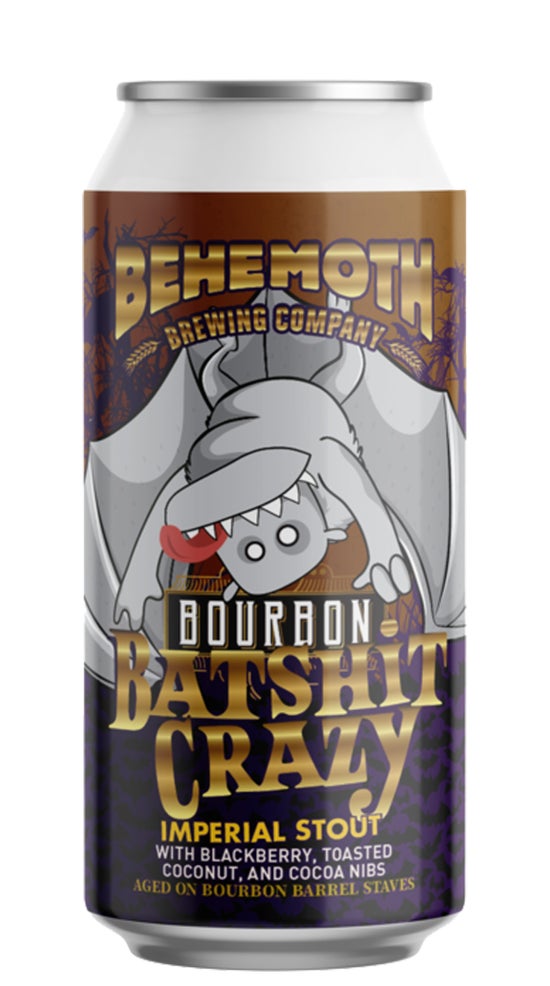 Behemoth Bourbon Batshit Imperial Stout 440ml can