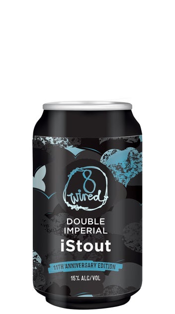  8 Wired Double Imperial iStout 330ml can
