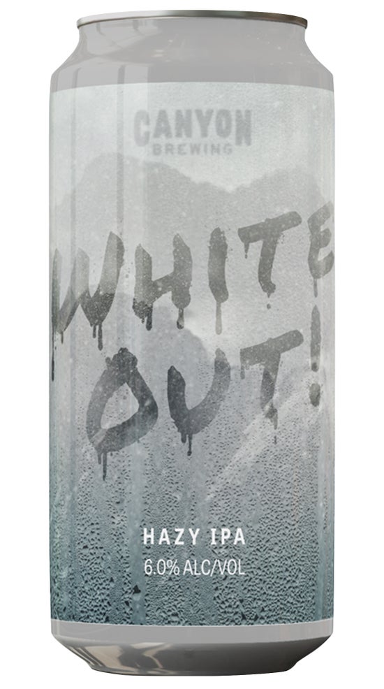 Canyon White Out Hazy IPA 440ml can