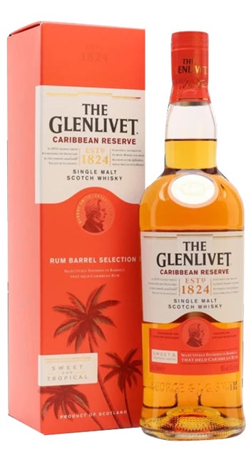  The Glenlivet Caribbean Reserve 700ml bottle