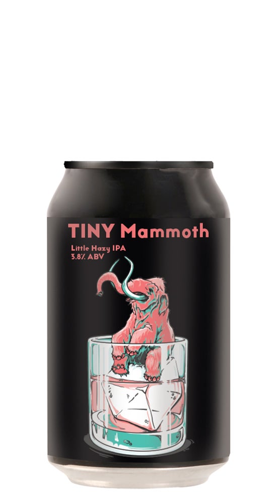 Double Vision Tiny Mammoth Session Hazy IPA 330ml can
