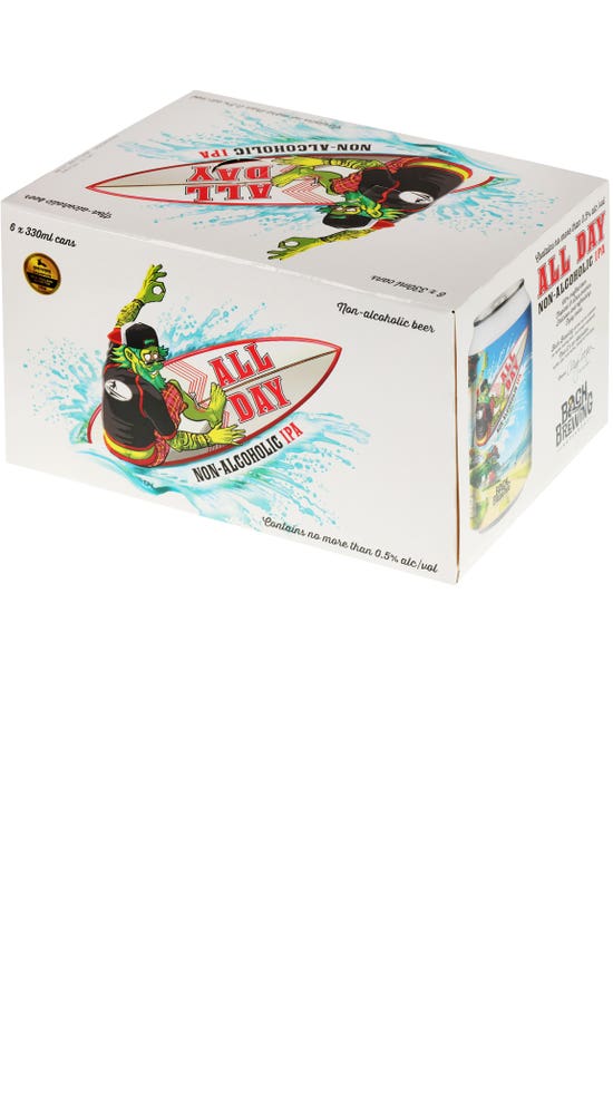 Bach Brewing All Day Non Alcoholic IPA 6 pack