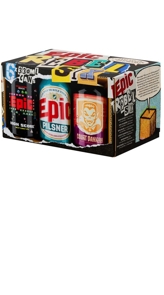 Epic Rebel Six 6 Pack 330ml cans