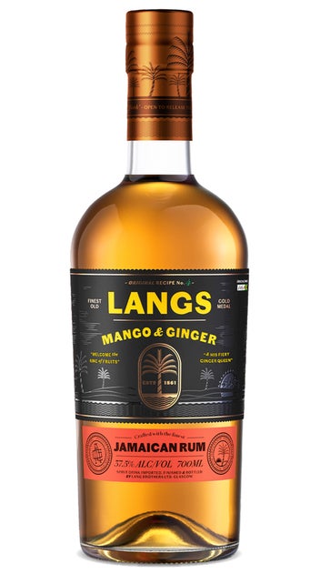  Langs Jamaican Rum Mango &amp; Ginger 700ml bottle