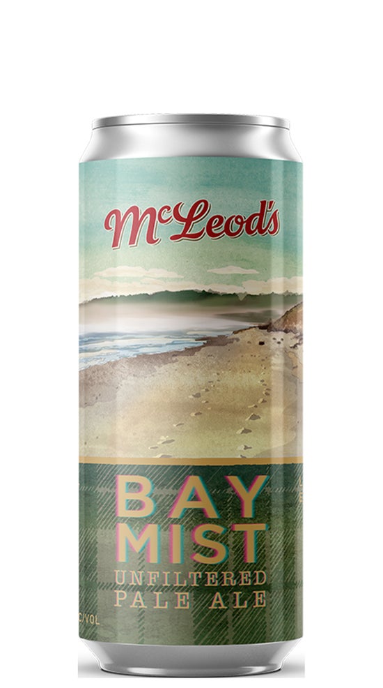 McLeod's Brewery Bay Mist Unfiltered Pale Ale 440ml can