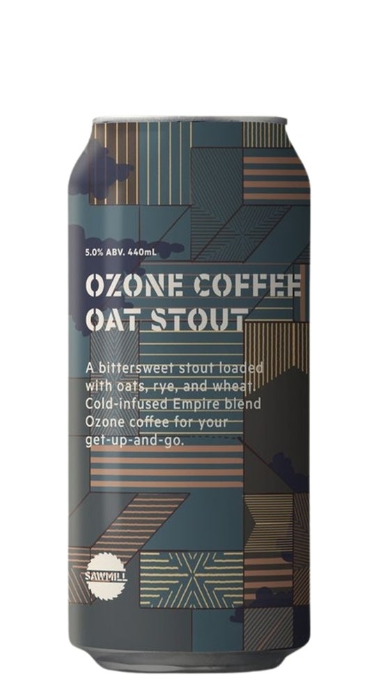 Sawmill Ozone Coffee Oat Stout 440ml can