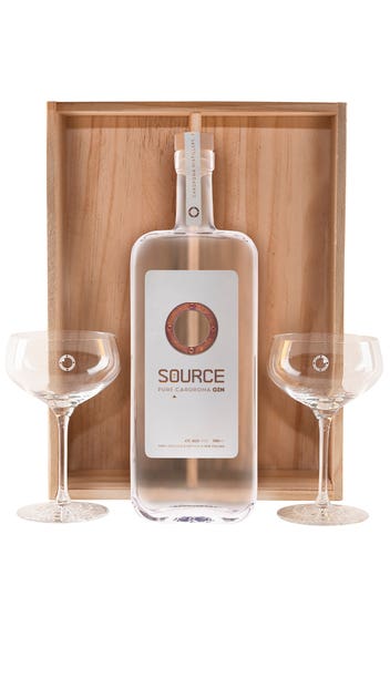  Cardrona Distillery - The Source Gin &amp; Martini Glass Gift Set