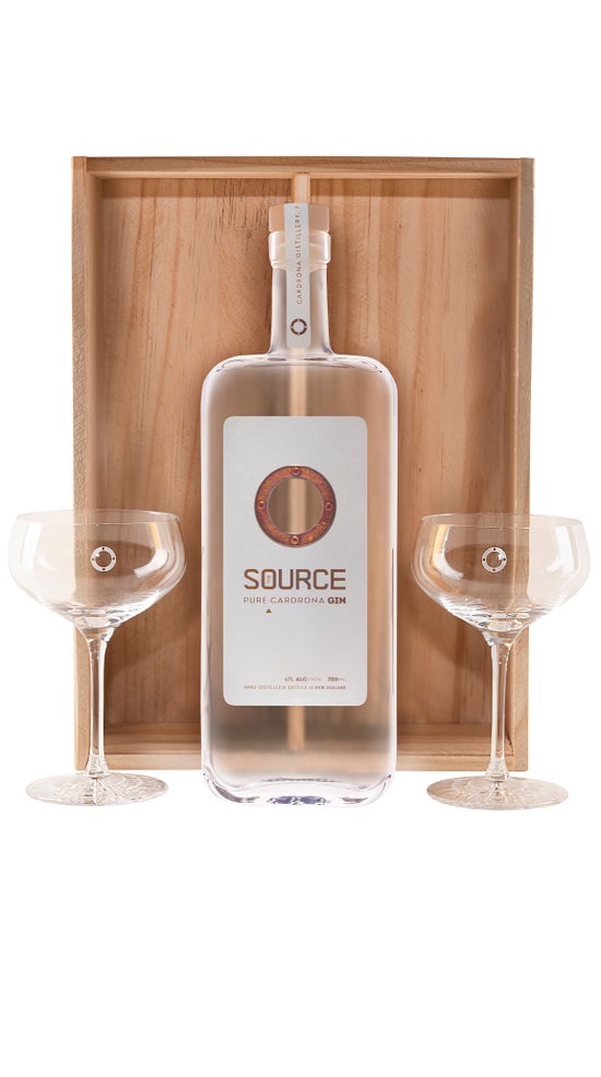 Cardrona The Source Gin & Martini Glass Gift Set