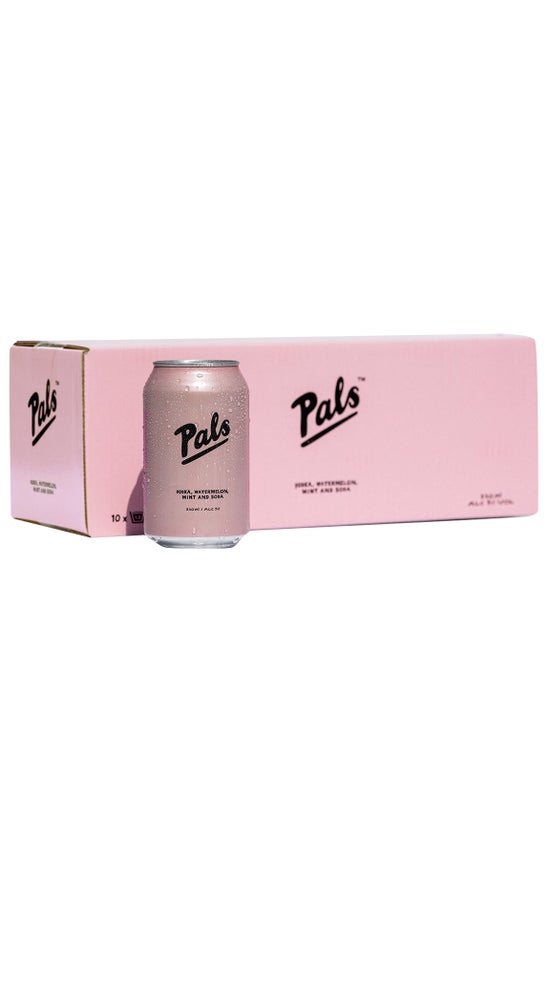 Pals Vodka, Watermelon, Mint & Soda 10pk 330ml cans