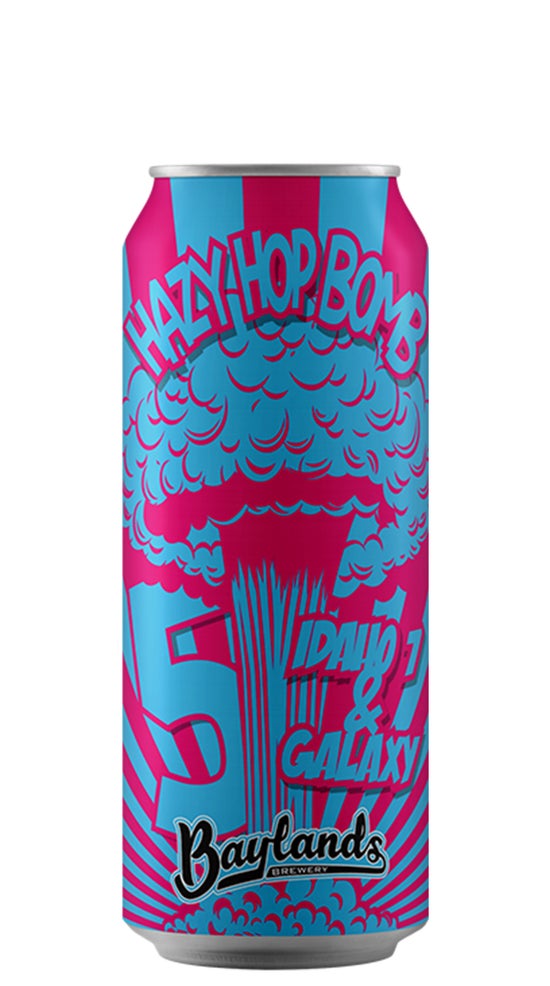 Baylands Hazy Hop Bomb #5 IPA 440ml can
